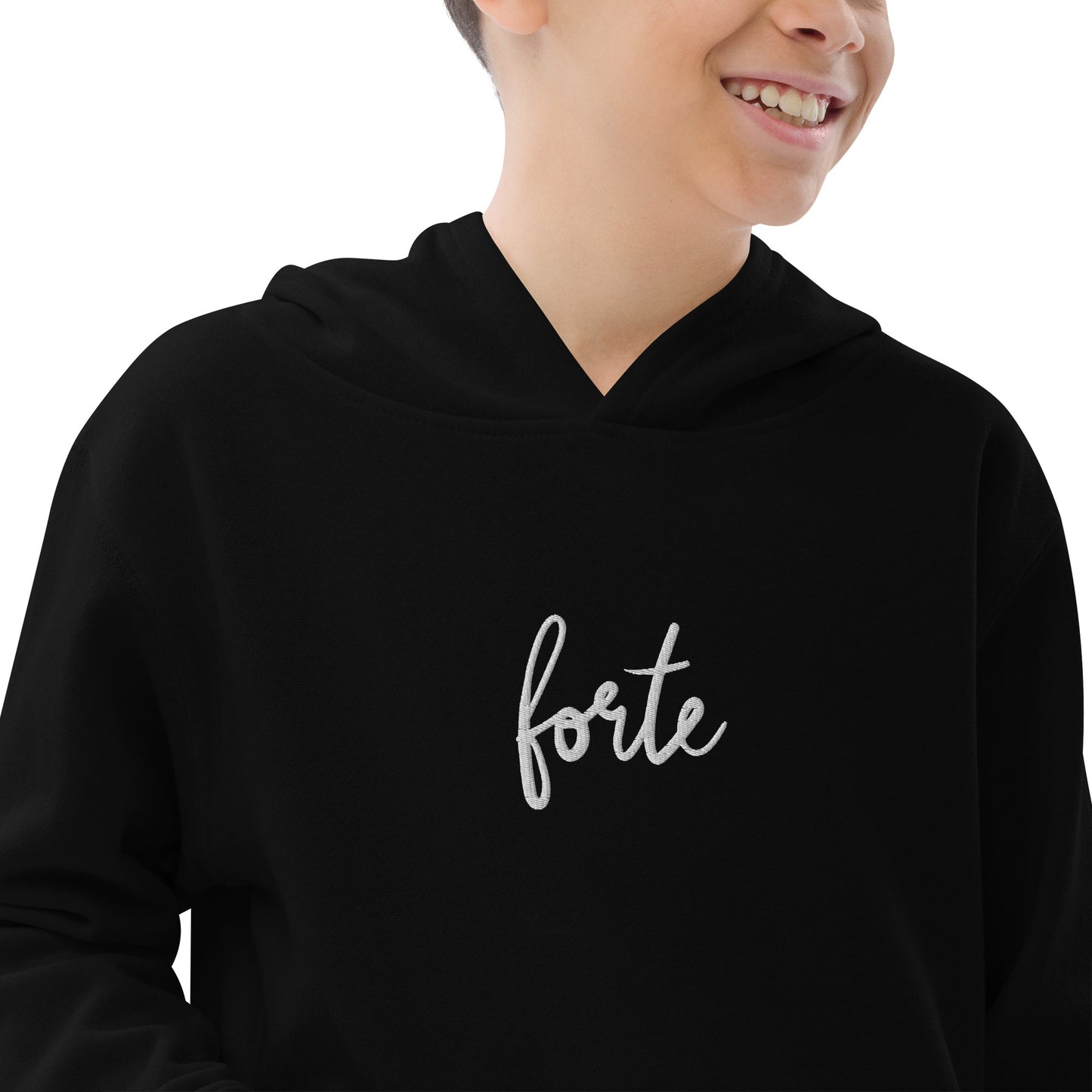 Youth / Kids - Embroidered fleece hoodie