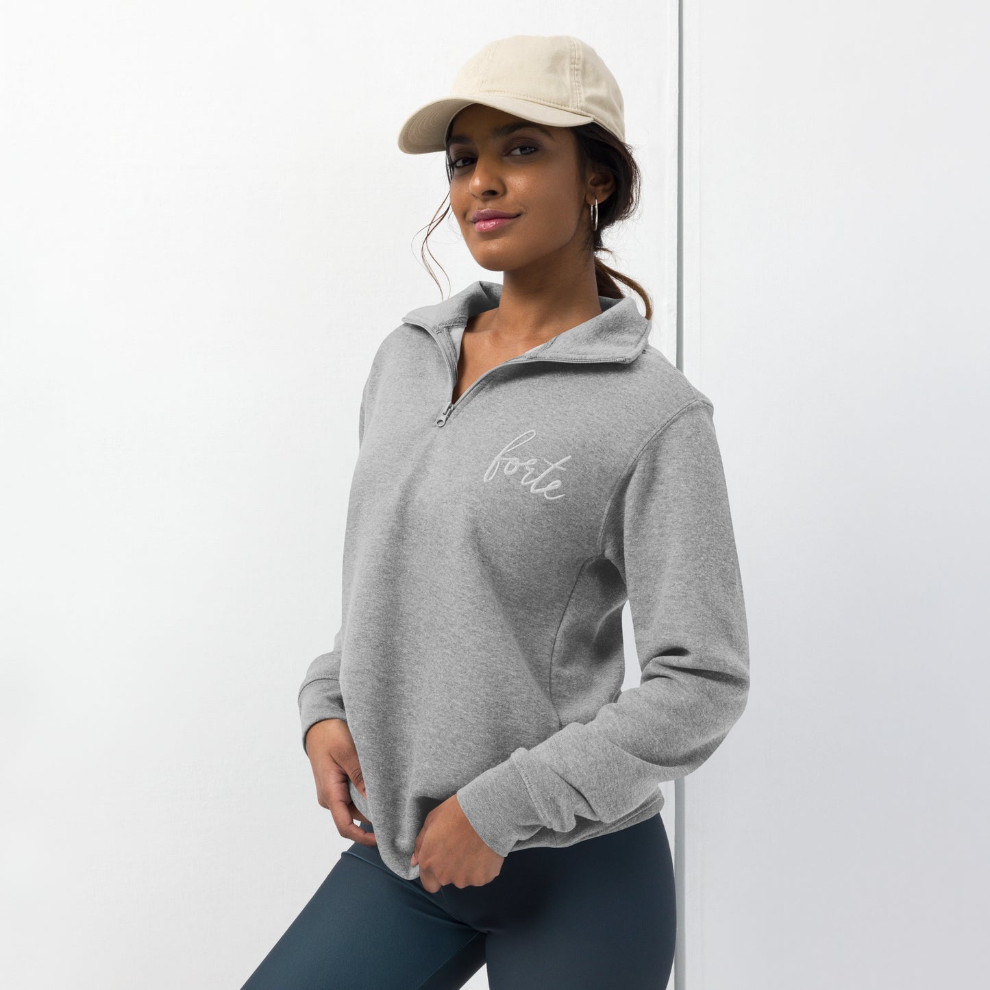 Adult - Cotton Heritage embroidered fleece pullover