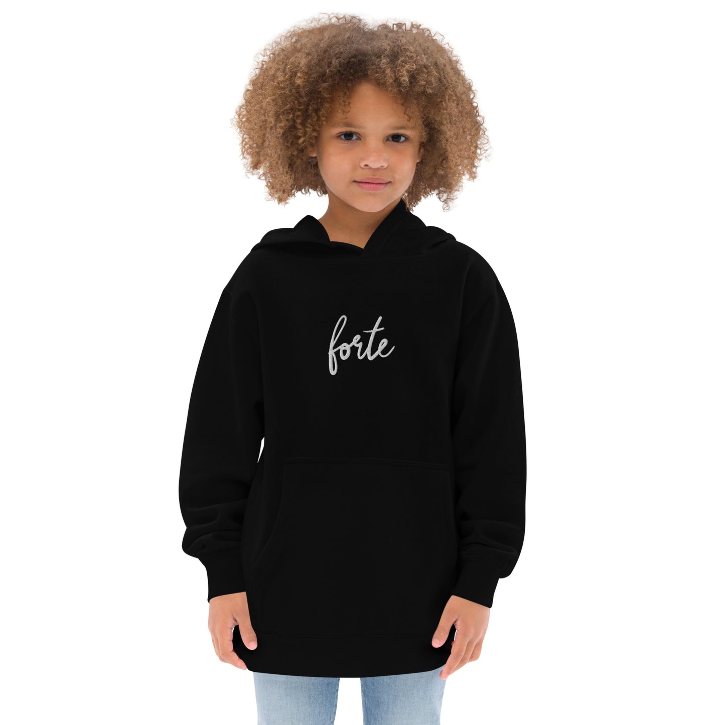 Youth / Kids - Embroidered fleece hoodie