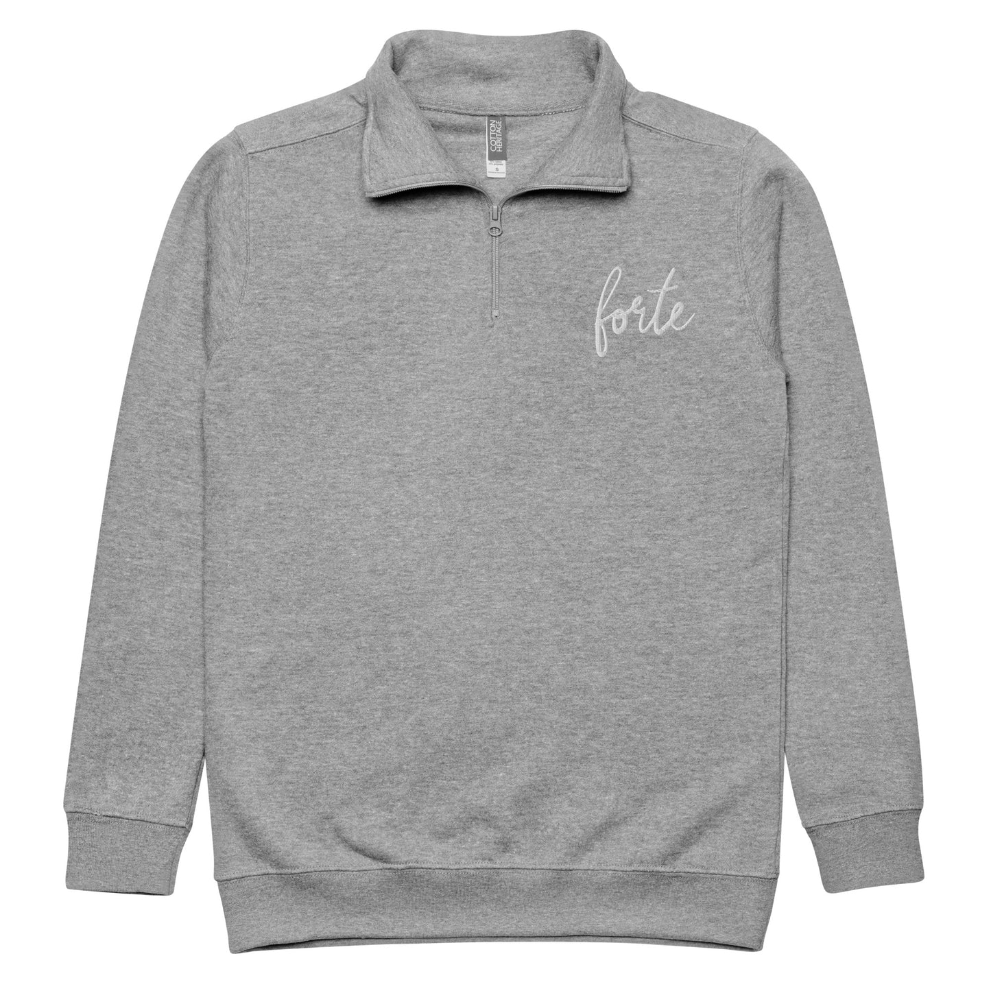 Adult - Cotton Heritage embroidered fleece pullover
